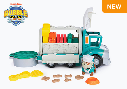 PAW Patrol Rubble & Crew Growlin Grub Food Truck Playset