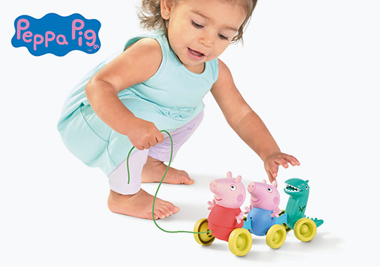 TOMY Toomies Pull Along Peppa Toy