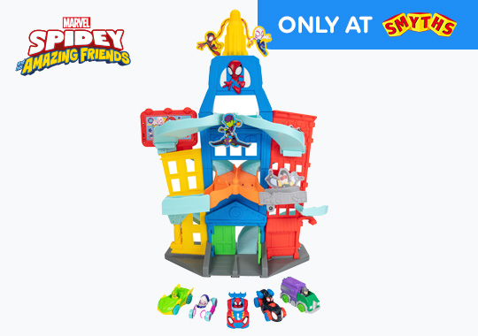 Spidey and His Amazing Friends Playset Amazing Metals City Race Track