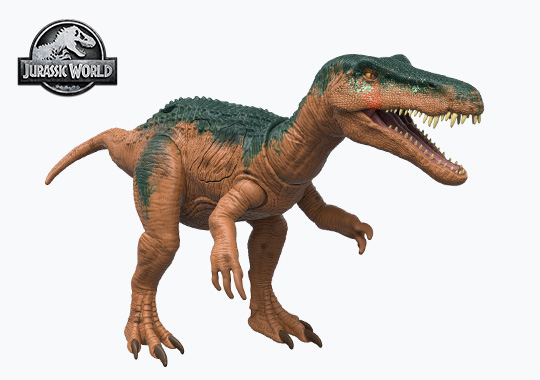 Jurassic World Dinosaur Action Figure Epic Attack Chomp Back Baryonyx