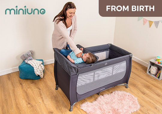 miniuno Travel Cot SleepEasy 3-in-1 Set