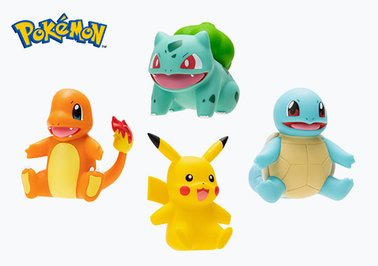 Pokemon Select Action Figures Kanto Region 4 Pack