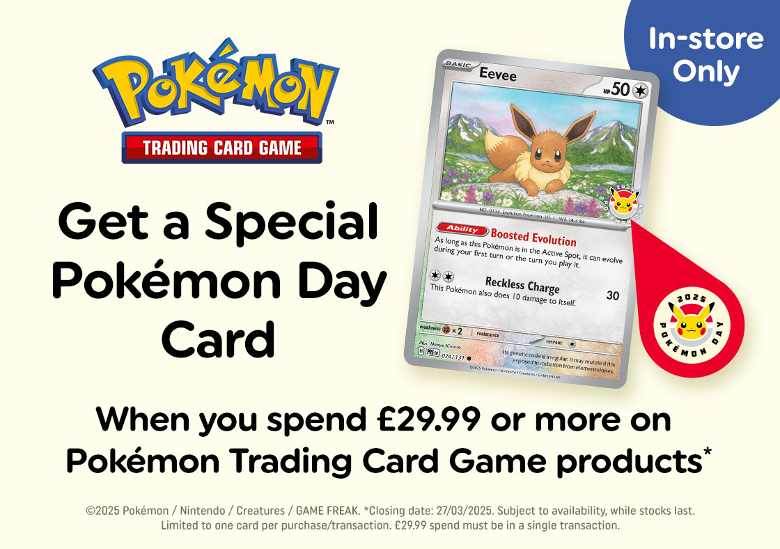 Pokemon free card in-store promotion