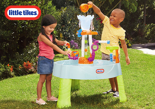 Little Tikes Fountain Factory Water Table with Accessories