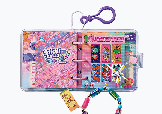 Sticki Rolls Sticki Book with 120 Stickers