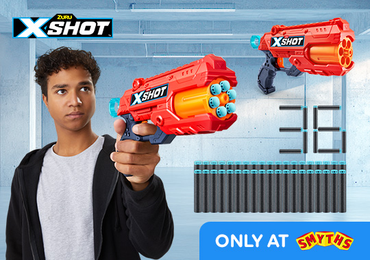 XSHOT by ZURU Excel Reflex 6 Blasters with 36 Darts 2 Pack