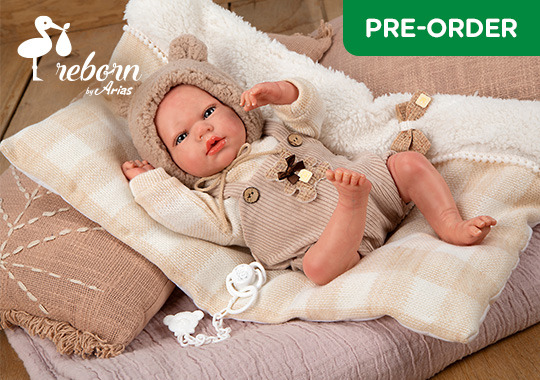 Arias Reborn Doll 40cm with Cushion