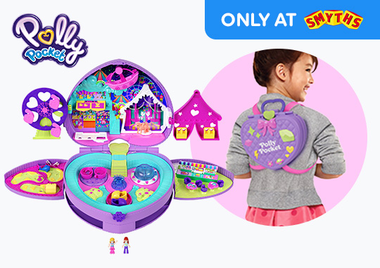Polly Pocket Go Tiny Backpack Compact Theme Park