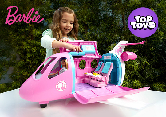 Barbie Dream Plane with Pilot Doll Playset