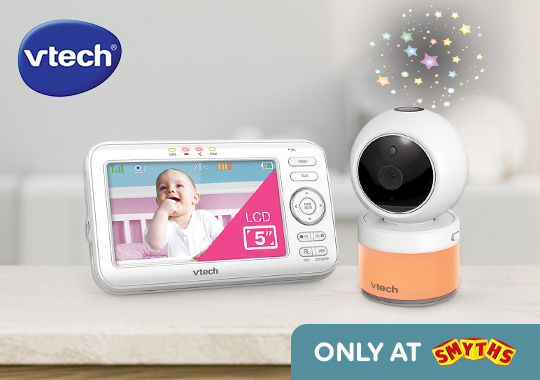 VTech VM5463 Star Projector Video Baby Monitor with 5 Inch Screen