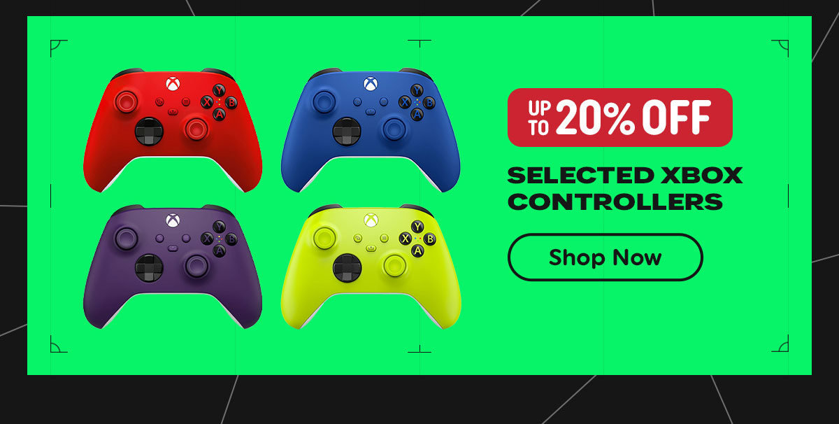 Up to 20% Off Selected Xbox Controllers