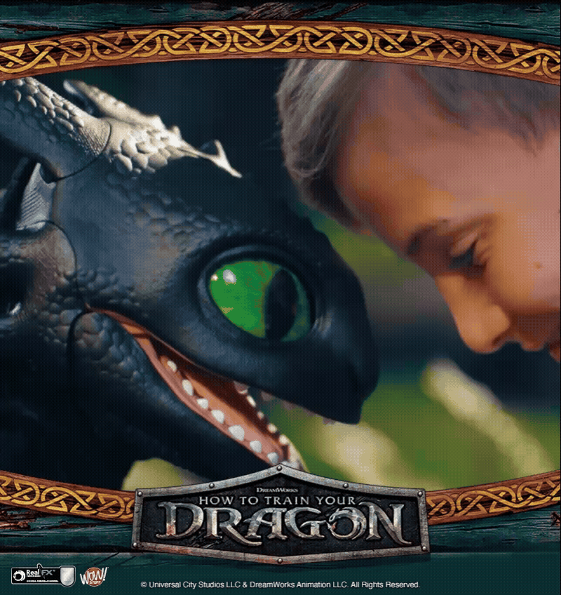 Dreamworks How To Train Your Dragon Toothless Puppetronic by RealFX