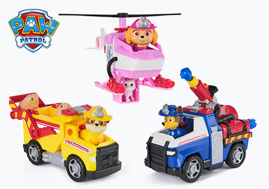 PAW Patrol Fire Rescue Vehicles