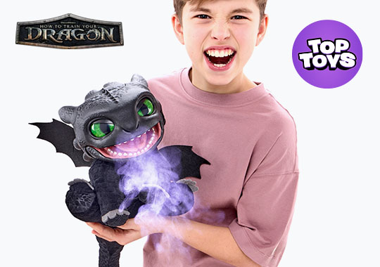 Dreamworks How To Train Your Dragon Toothless Puppetronic by RealFX