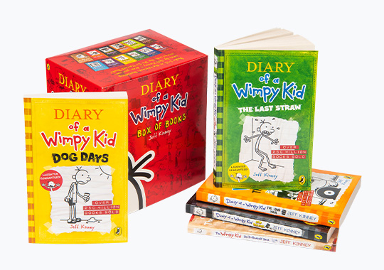 Diary of a Wimpy Kid Books 1 - 11 Box Set with DIY Journal
