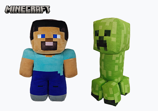 Minecraft Plush Creeper/ Steve 60cm