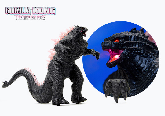 Monsterverse Godzilla x Kong Remote Control Heat-Ray Breath Godzilla 1-12 Scale