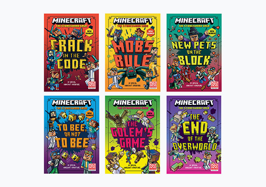 Minecraft Stonesword Saga 6 Book Collection Box Set