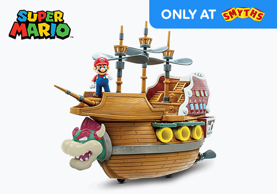 Nintendo Super Mario Playset Bowsers Airship Deluxe