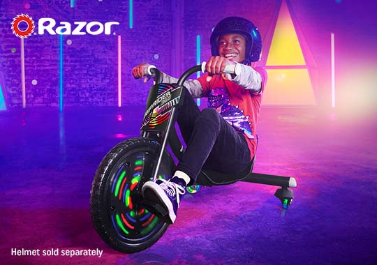 Razor RipRider 360° Lightshow Drift Trike