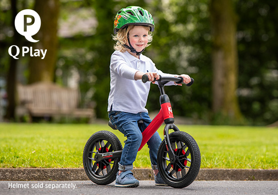 12 Inch QPlay Spark Balance Bike Red