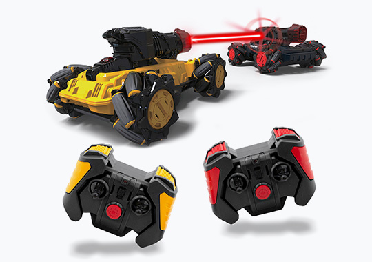 Laser Battle Hunters Remote Control Laser Tag Cars 2 Pack