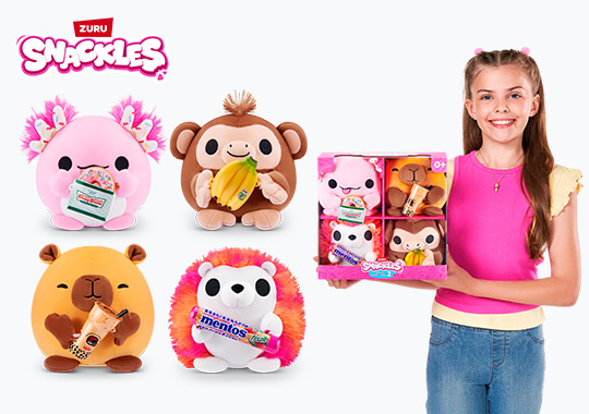 Snackles by ZURU Plush 12cm Multipack