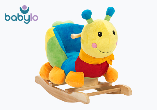 Wooden Baby Rocking Animal Caterpillar