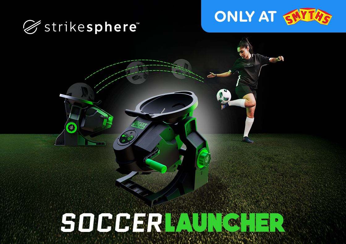 Strikesphere Soccer Launcher Football Training Set