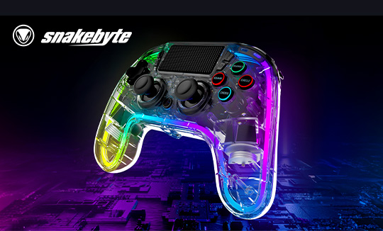 Snakebyte Gamepad RGB Wireless Controller for PlayStation 4