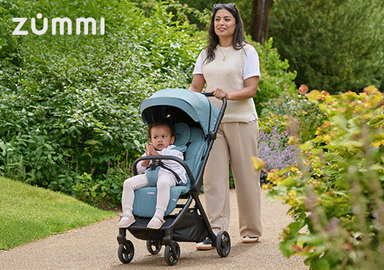 Zummi Explorer Compact Stroller Black/ River
