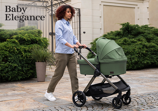 Drift by Baby Elegance 3-in-1 Travel System Green, R129 Car Seat & ISOFix Base Bundle