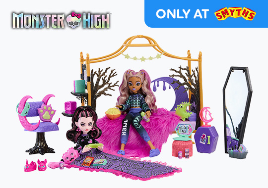 Monster High Playset Creepover Party with Draculaura and Clawdeen Wolf