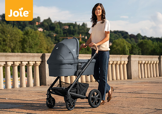 Joie Chrome Deluxe 3-in-1 Travel System and R129 Car Seat Moonlight