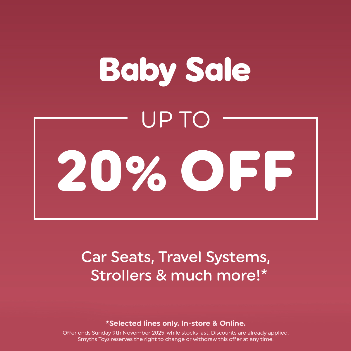 Baby Sale Up to 20% OFF