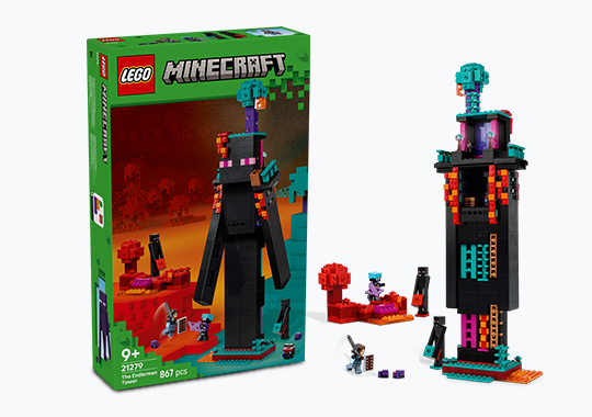 LEGO Minecraft 21279 The Enderman Tower Set