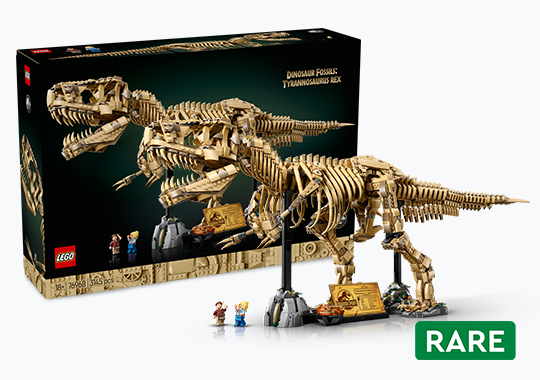 LEGO Jurassic World 76968 World Dinosaur Fossils Tyrannosaurus Rex Set for Adults