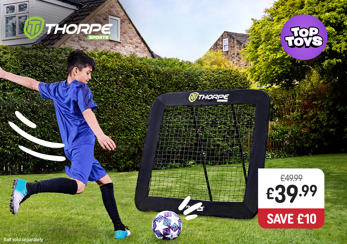Thorpe Sports Adjustable Football Rebounder