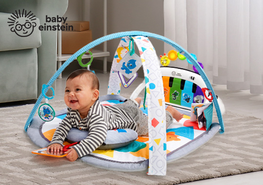 Baby Einstein 4-in-1 Kickin' Tunes Music and Language Discovery Baby Gym