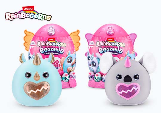 Rainbocorns Eggzania Fairy Mania Mini Surprise Plush Egg Flossiana