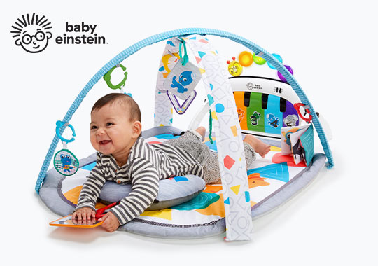 Baby Einstein 4-in-1 Kickin Tunes Music and Language Discovery Baby Gym