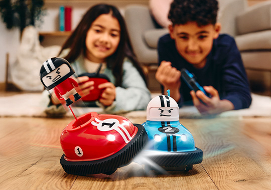 Sharper Image Remote Control Road Rage Speed Bumper Cars 2 Pack