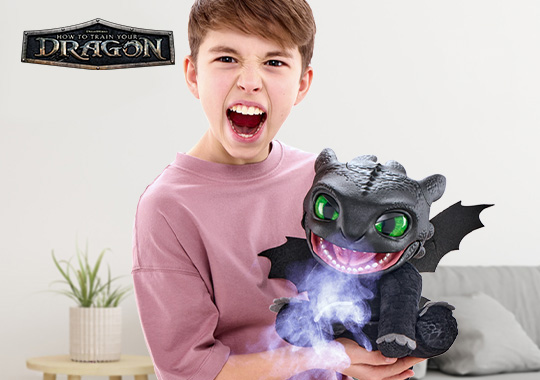 Dreamworks How To Train Your Dragon Toothless Puppetronic by RealFX