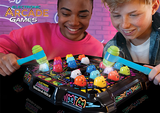Electronic Arcade Game Smash-A-Mole Machine