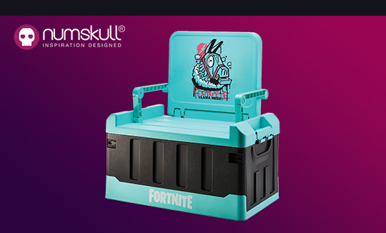 Numskull Fortnite Bedroom Storage Box with Folding Chair