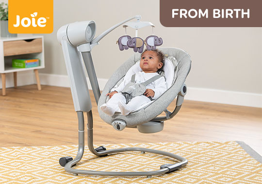 Joie Serina Swivel Baby Swing Elephant Duo
