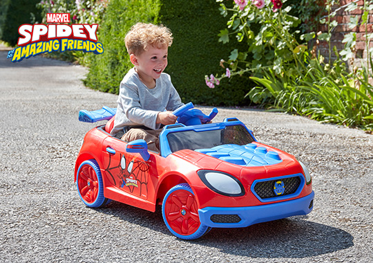 Spidey and His Amazing Friends 12V Electric Ride On Car with Remote Control