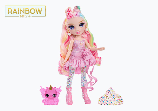 Rainbow High Doll Rainbow Shimmers with Slime Bella