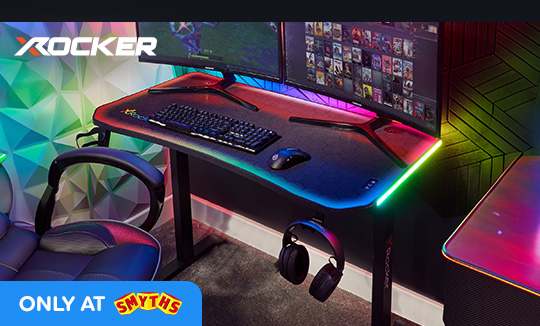 X Rocker Cobra RGB App Controller Gaming Desk