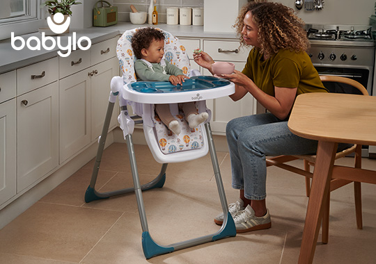 Babylo Hi Lo Convertible High Chair Hot Air Balloons